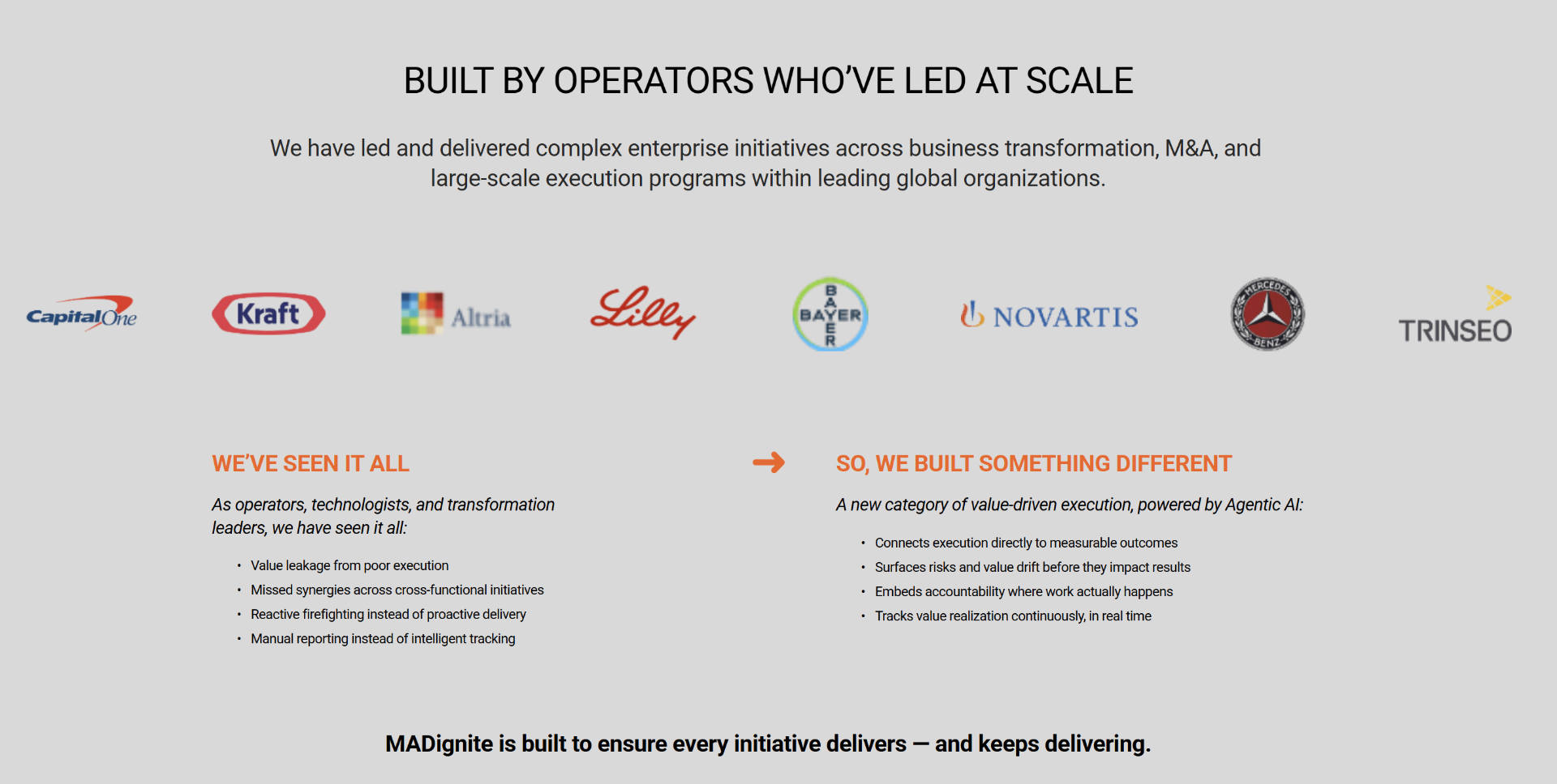 Built by operators who've led at scale